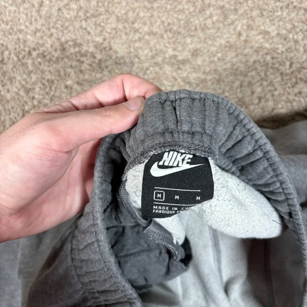 Nike Mens Sportswear Club Fleece Joggers Charcoal Grey BV2671-071 Size Medium‎